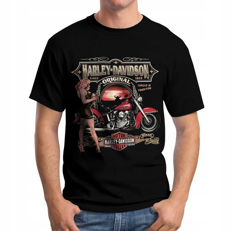 

Koszulka Motor Harley Davidson Pin Up Girl L