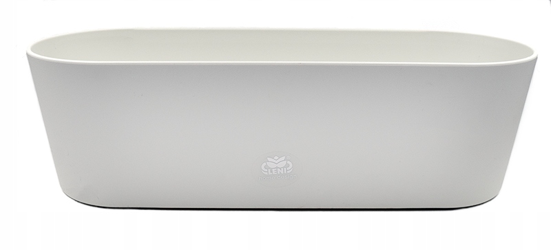 

Leni Doniczka podłużna Flori 36x14x11 cm biała