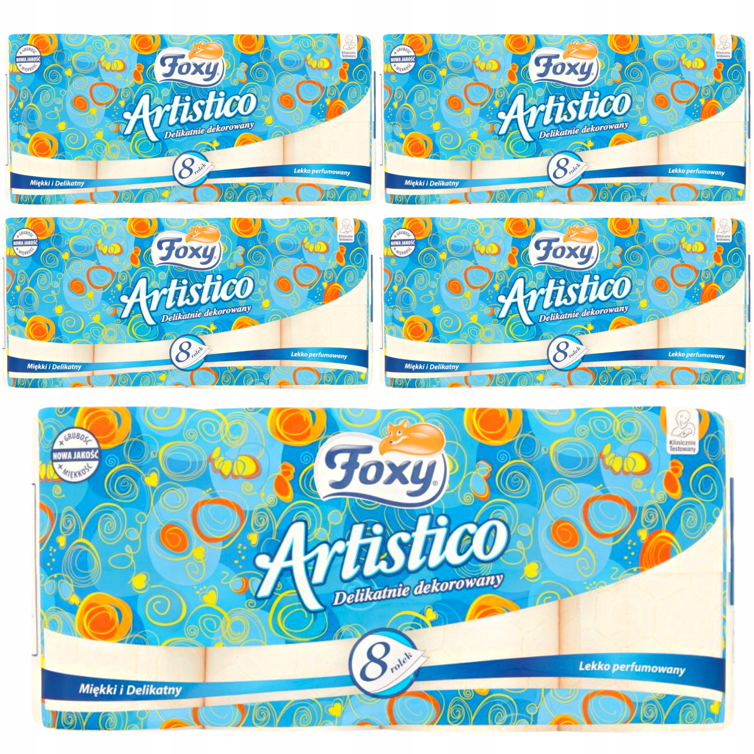 

Papier Biały toaletowy Brzoskwiniowy Foxy 40 szt