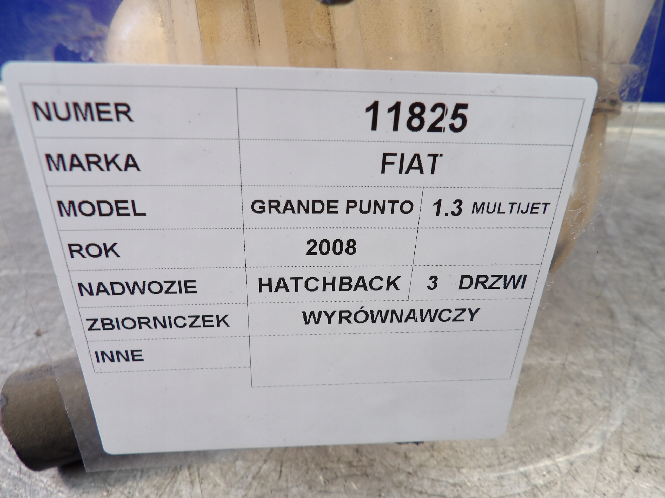 Fiat Grande Punto Scheibenwaschbehälter