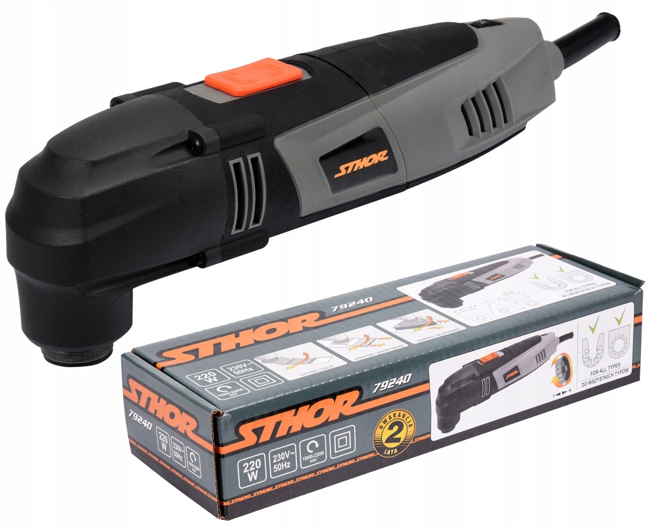 

Wielofunkcyjne Narzędzie Oscylacyjne 220W Regulacj