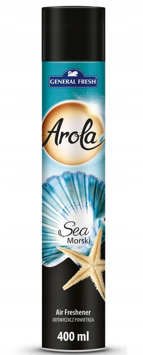 

Odświeżacz powietrza spray Arola 400 ml Morski