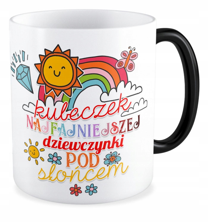 

Kubek magiczny prezent Dziewczyna Szkoła Kobieta