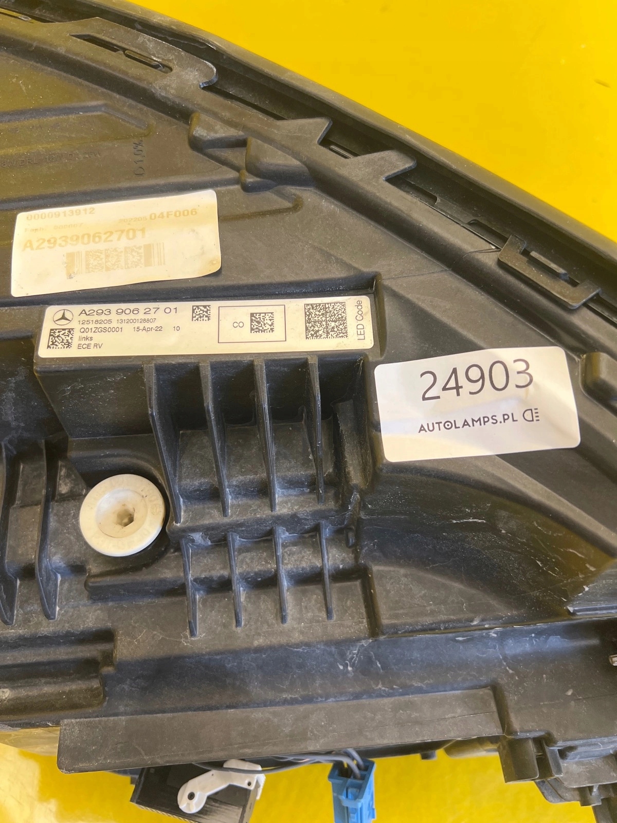 light left W293 Mercedes EQC 293 Full Led A2939062701