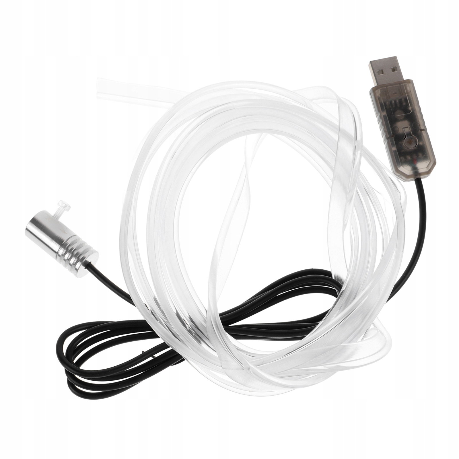 ŁATWA W MONTAŻU TAŚMA LED DO SAMOCHODU Z USB DO OŚWIETLENIA AMBIENTOWEGO WNĘTRZA