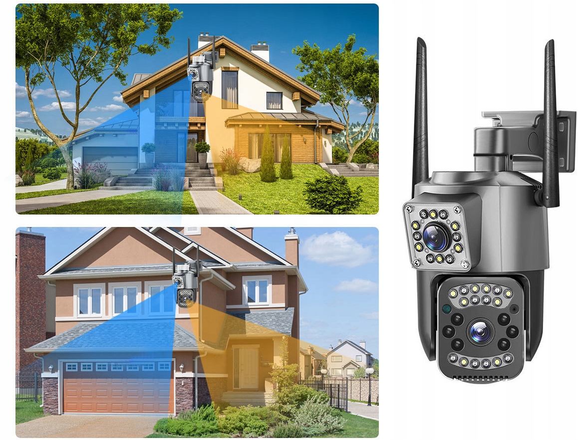 Verk 06365 Bezdrátová Ip kamera s nočním viděním a WiFi, 4G, černá