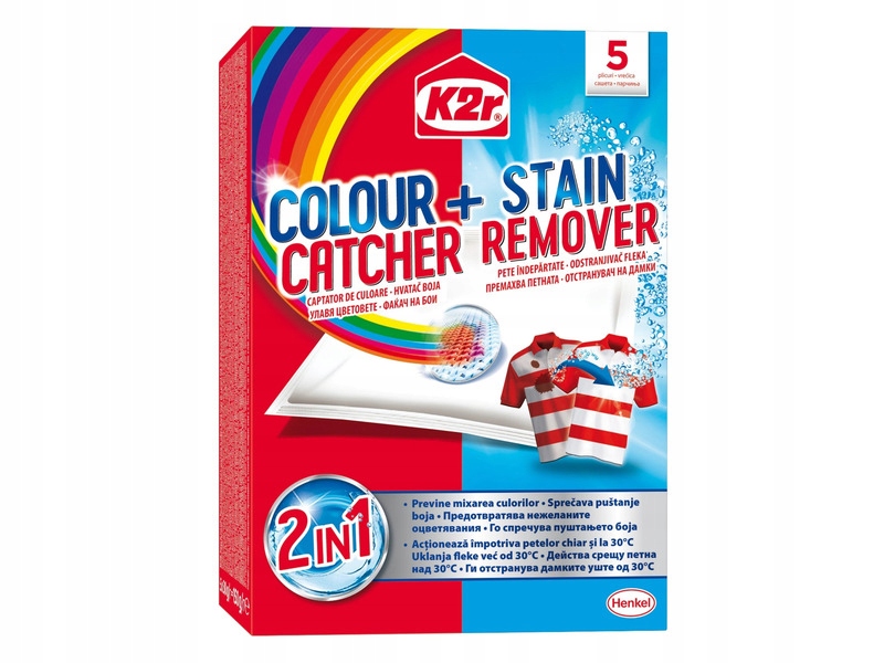 

Chusteczki do prania K2R Colour Catcher (5 sztuk)