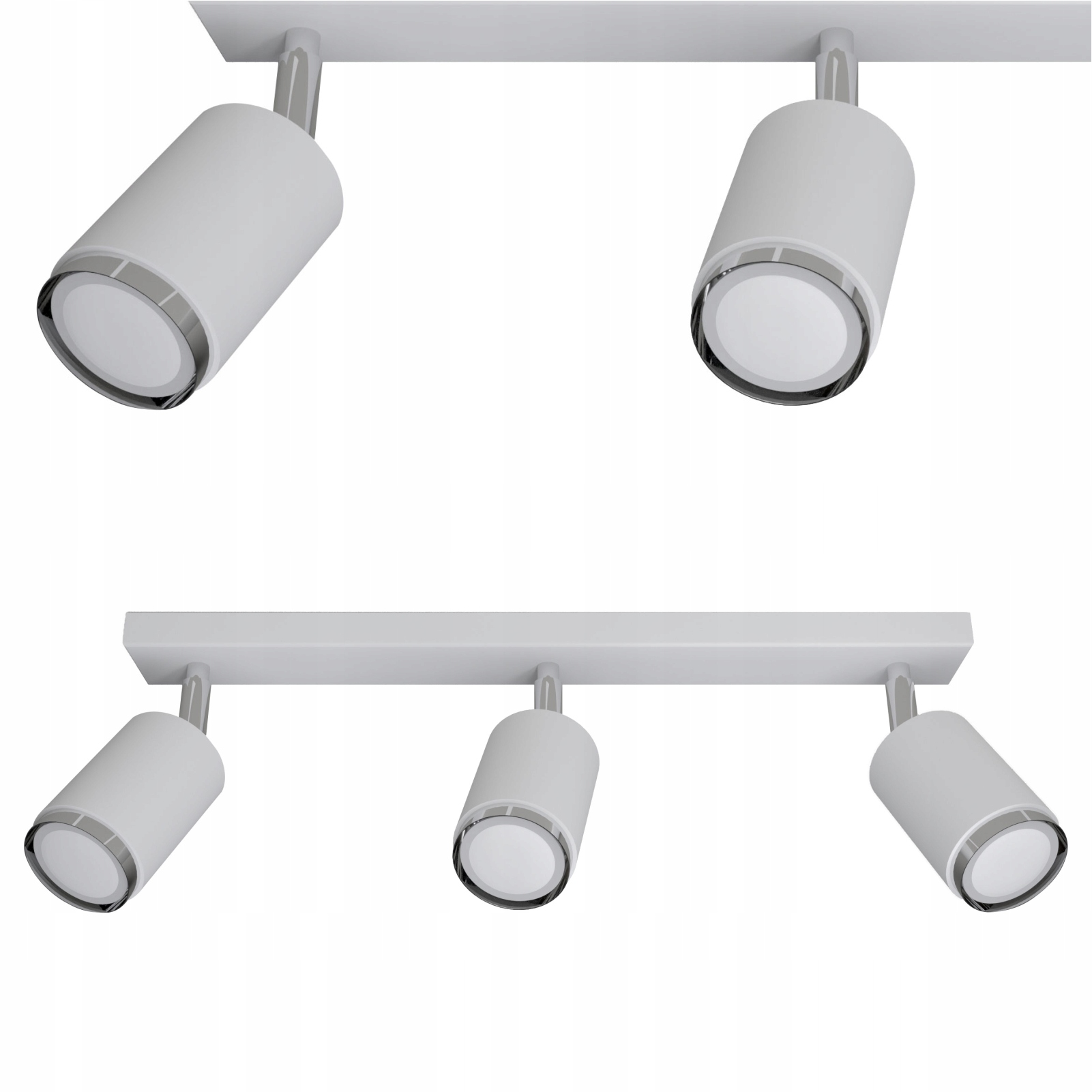 Závěsná lampa do obývacího pokoje Stropní Svítidlo v moderním stylu Bílo-stříbrná