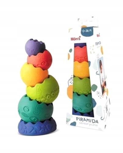 MOM’S CARE Sensorische Pyramide Pastell — 12
