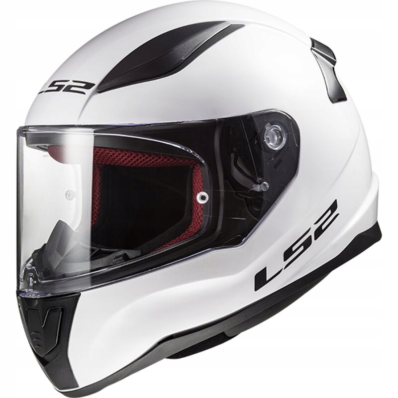 Motocyklová Prilba LS2 FF353 Rapid II Biela Lesklá Modré Sklo