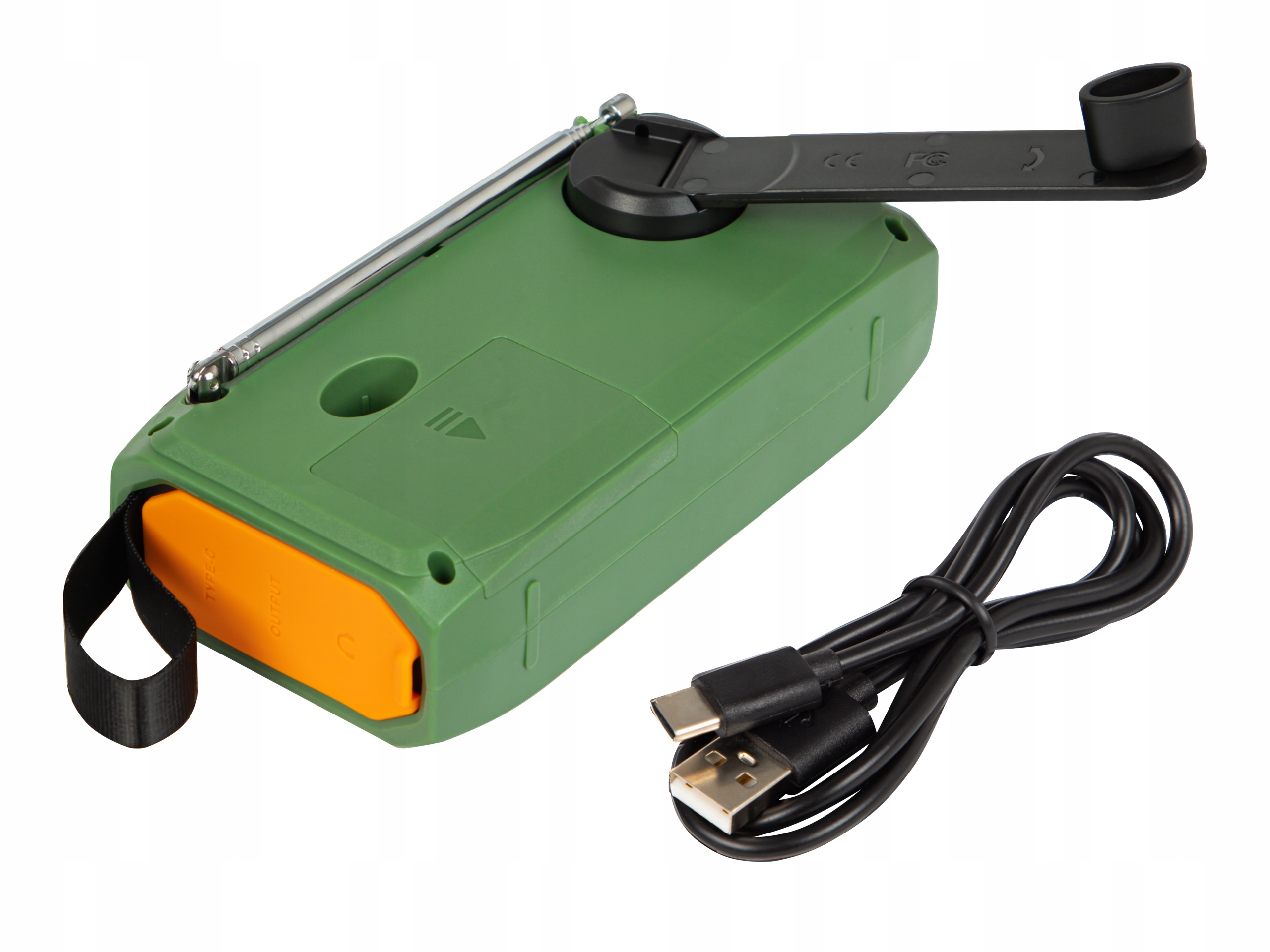 RADIO KEMPINGOWE SOLARNE AM/FM POWERBANK USB SOS DYNAMO LATARKA