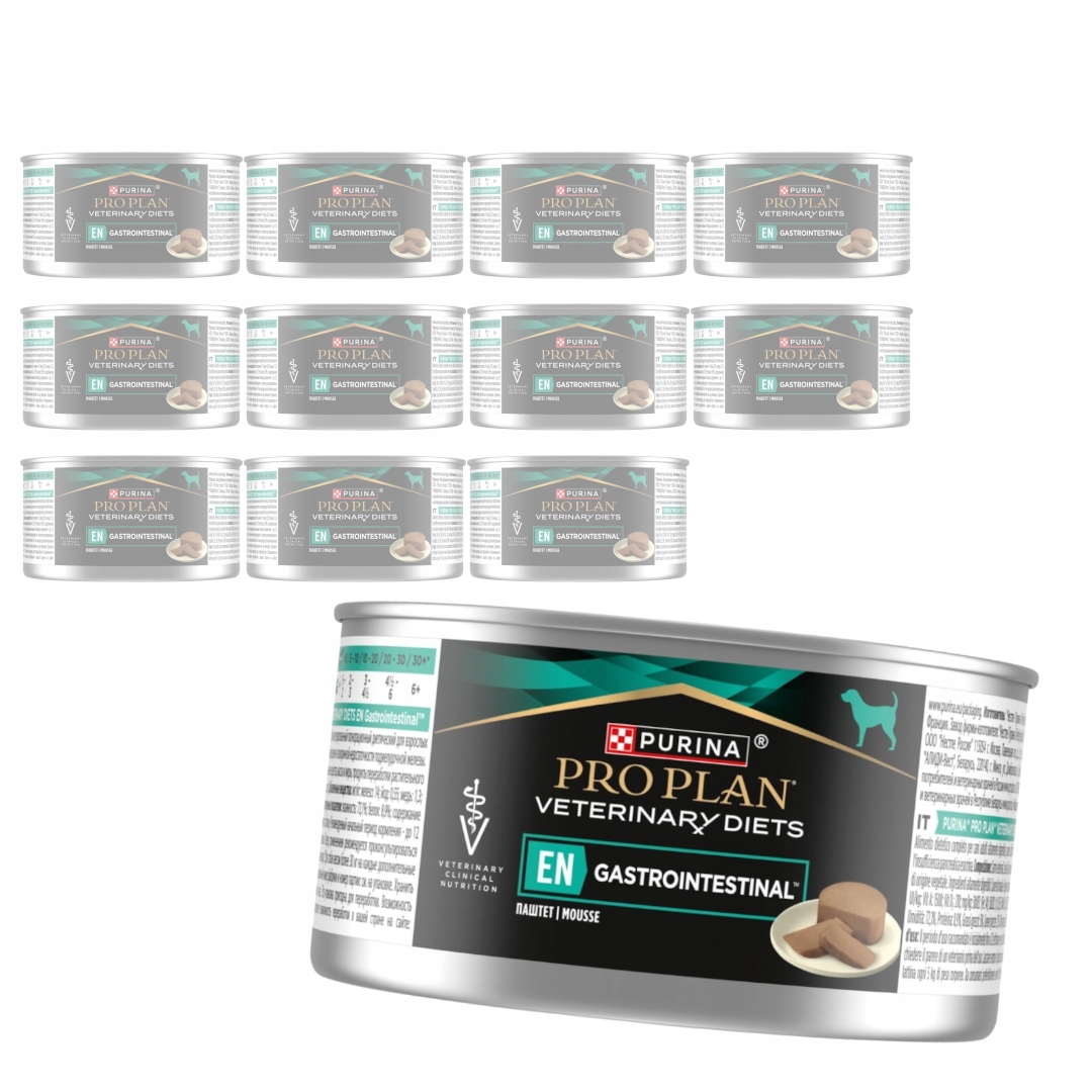 Levně Purina Pro Plan Veterinary Diets Gastrointestinal 12x195g Krmivo Mousse pro psy