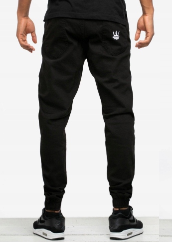 

Spodnie Jigga Joggery Chino Black White M.5a 6XL