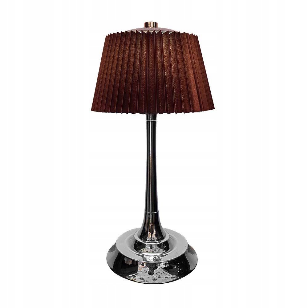 V-tac Stolní noční lampička 1,5W Led 28cm nabíjení Usb stmívání bronzová