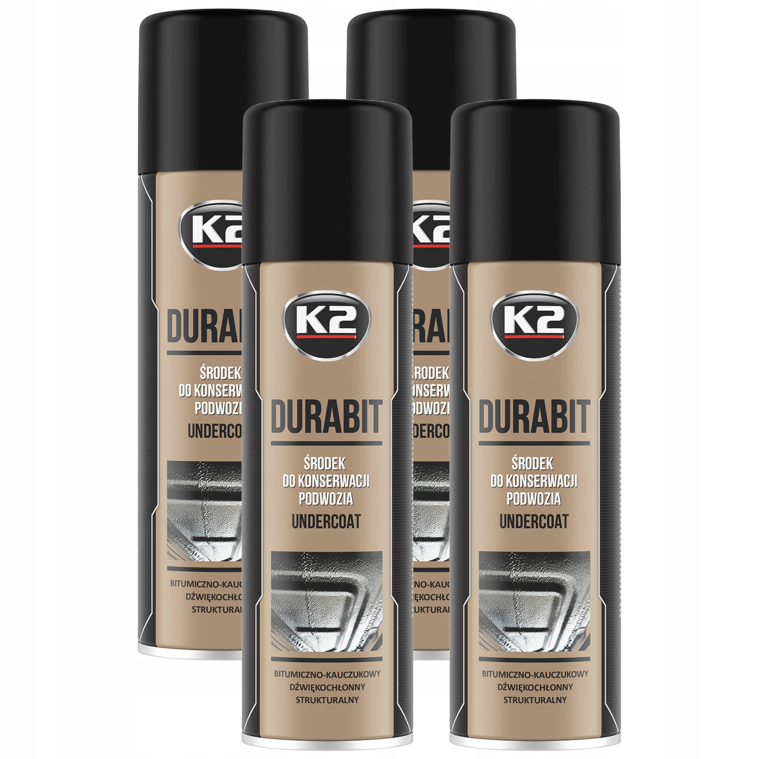 ŚRODEK KONSERWACJI PODWOZIA 500ML K2 DURABIT x4