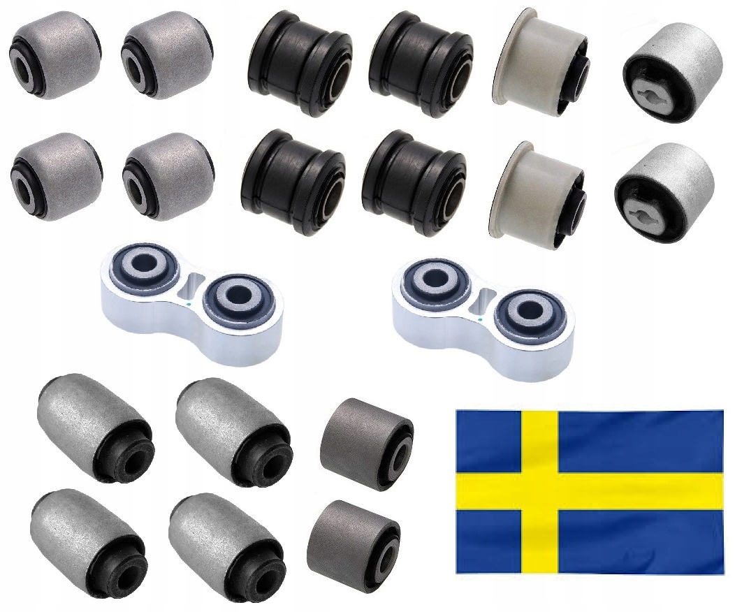 Pouzdro Rameno Opravná Sada Zadního Zavěšení Volvo S60 S80 V70 2WD Švéd