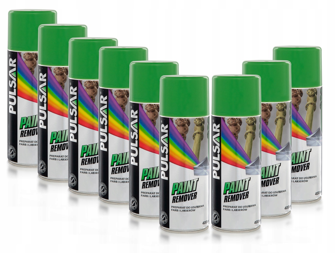PULSAR средство для снятия лака для краски 400 мл x9