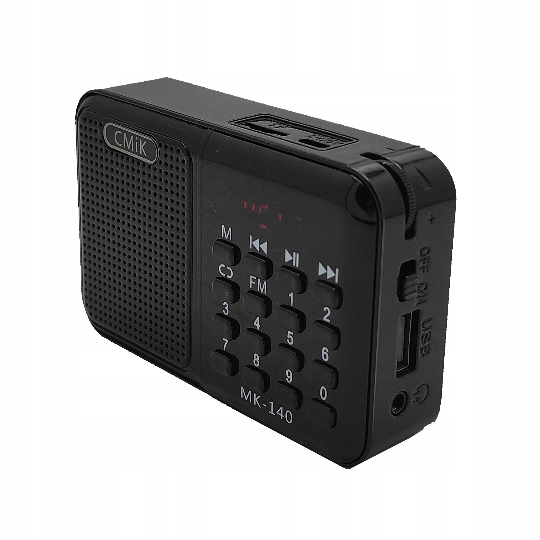 RADIO PRZENOŚNE TURYSTYCZNE AKUMULATOR FM USB SD EAN (GTIN) 5905090470007