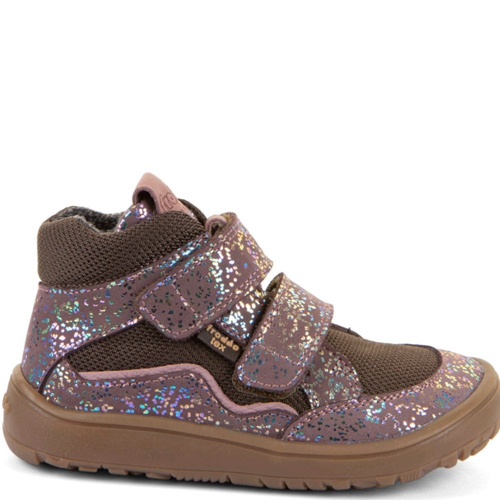 Froddo G3110266 trzewiki barefoot ocieplane Pink Shine z membraną 28