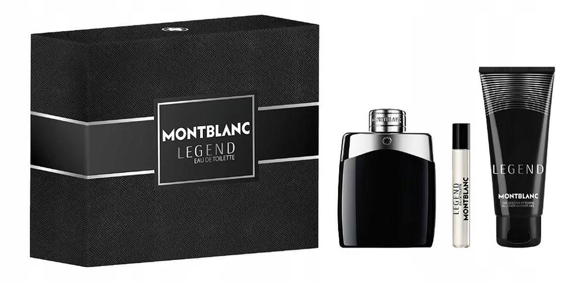 Mont Blanc Legend sada toaletní voda 100 ml toaletní voda 7.5 ml gel 100 ml