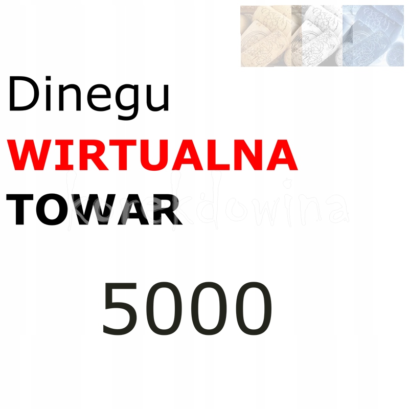 D 5000 szt towaru WIRTUALNA FOE Dinegu FORGE OF EMPIRES