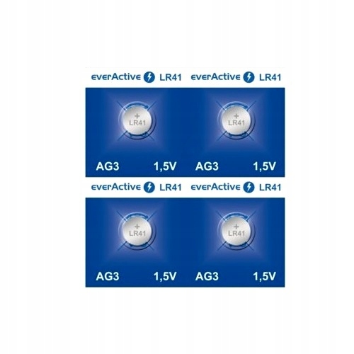 Baterie alkaliczne mini everActive LR41 AG3 G3 LR736 736 baterie 4 sztuki
