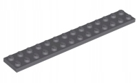 

Lego 91988 Płytka 2x14 Szara ciemna Dbg Nowa (4g)