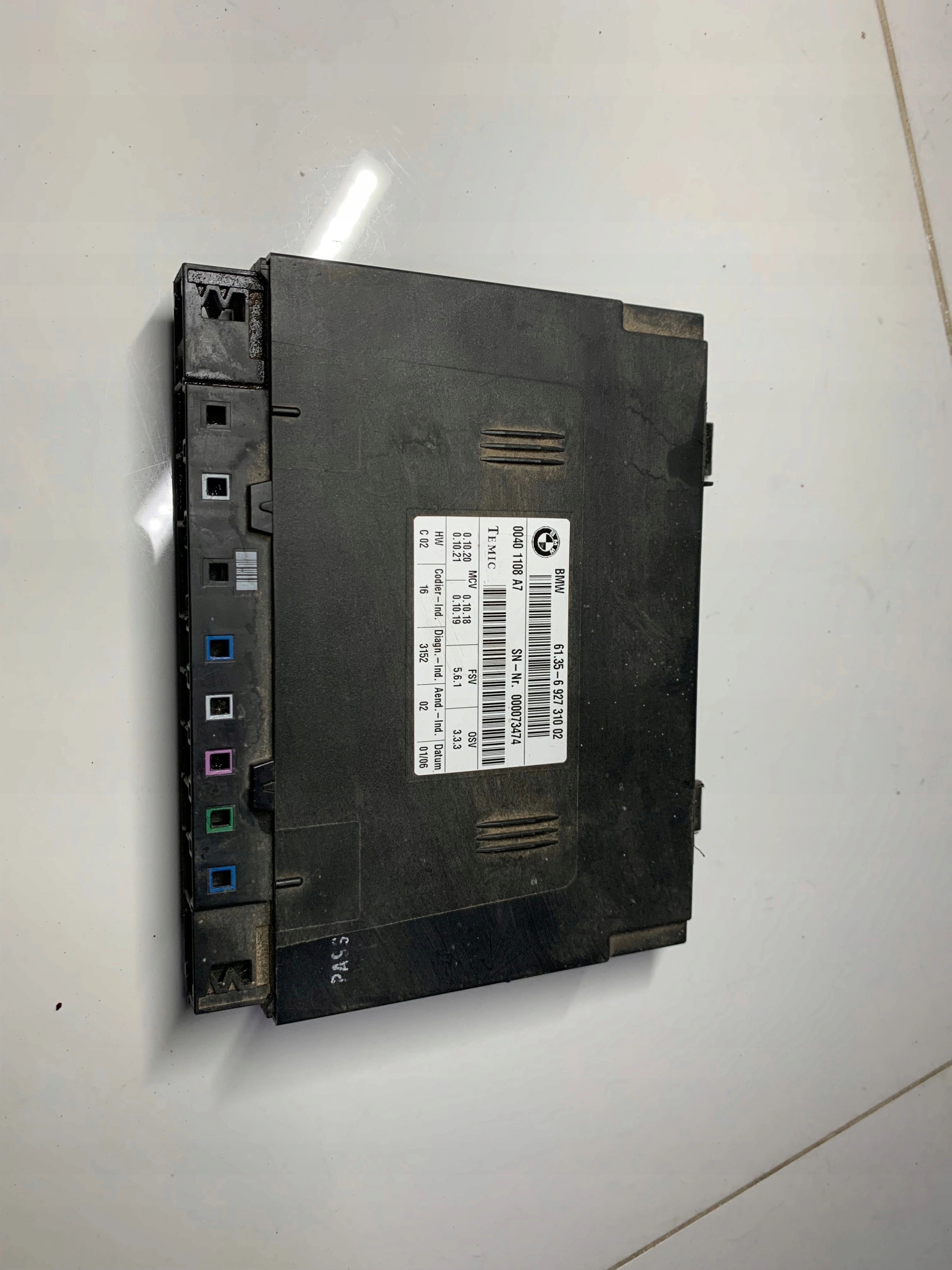 BMW E60 3.5D 692731002 modulo Centralina sedile