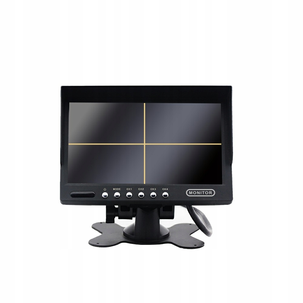 

Monitor LCD 7 cali 4-PIN 4 kanały Quad na stopce