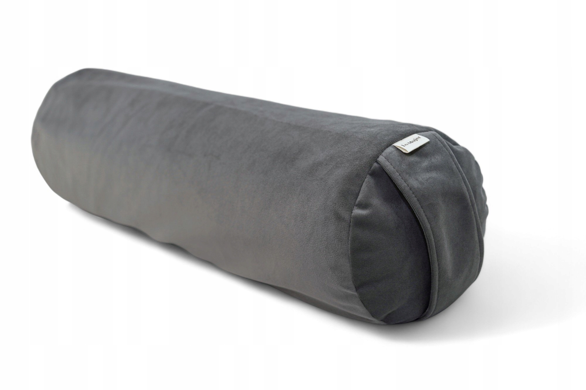 váleček na jógu, bolster, váleček s pohankovou slupkou šedý