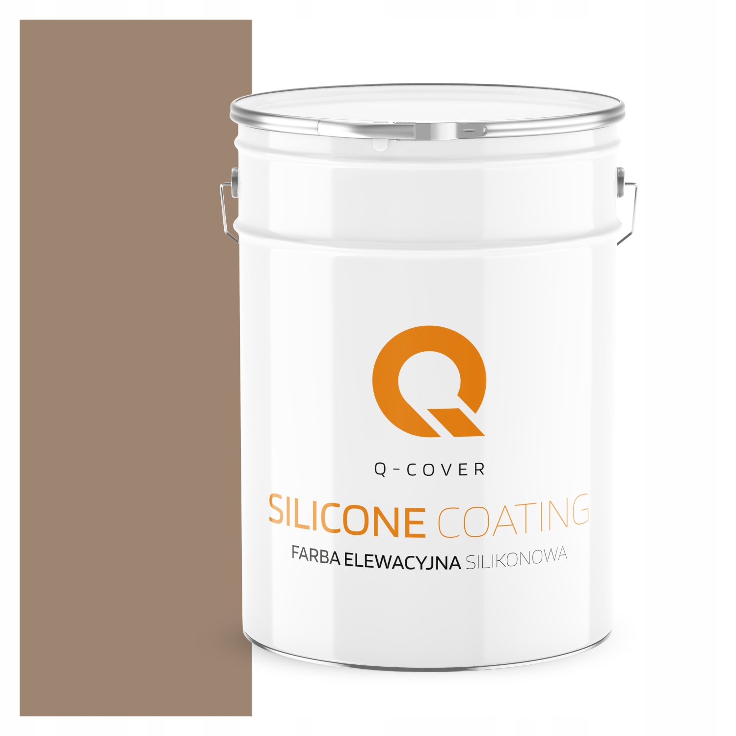 Fasádna Silikónová Fasádna Farba, Orechová Farba, F535 10 L, Výrobca