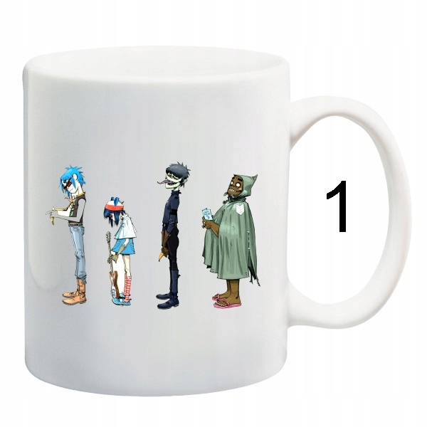

Kubek Gorillaz Damon Albarn Jamie Hewlett