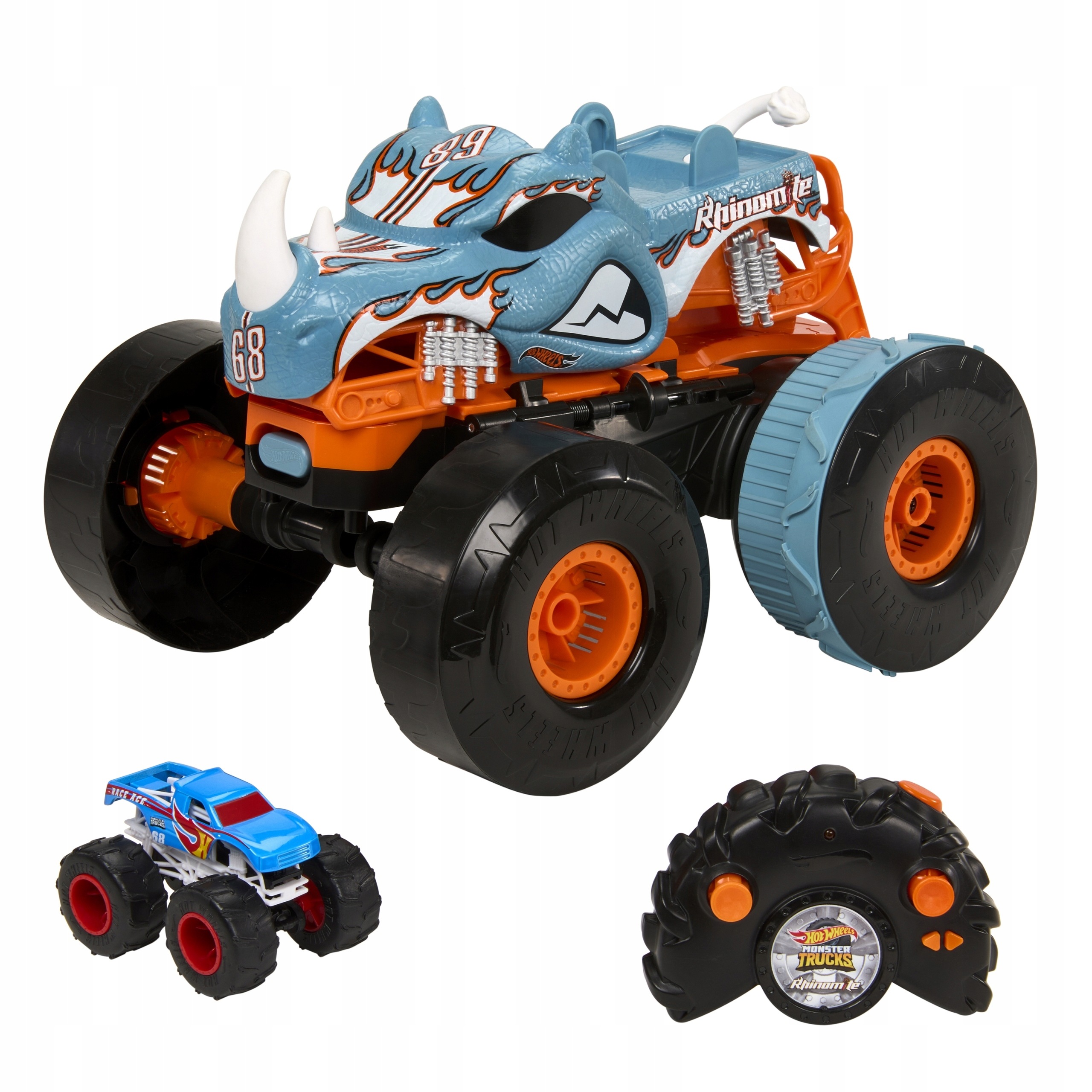 Hot Wheels Monster Truck Rhinomite HPK27 Transformacja Dla Dziecka