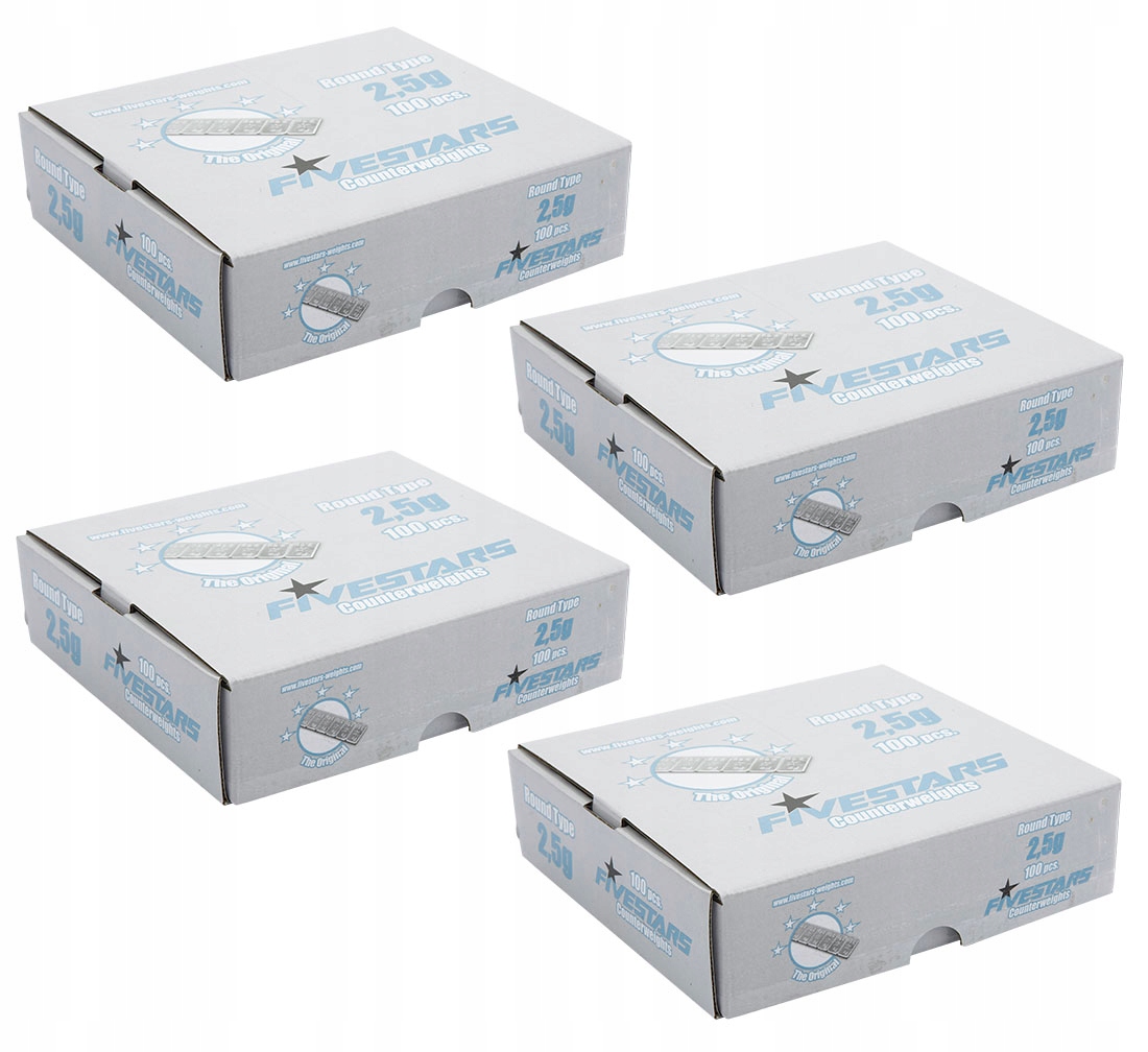 Ciezarki do kol SLIM 2 5g ocynkowane 400 paskow