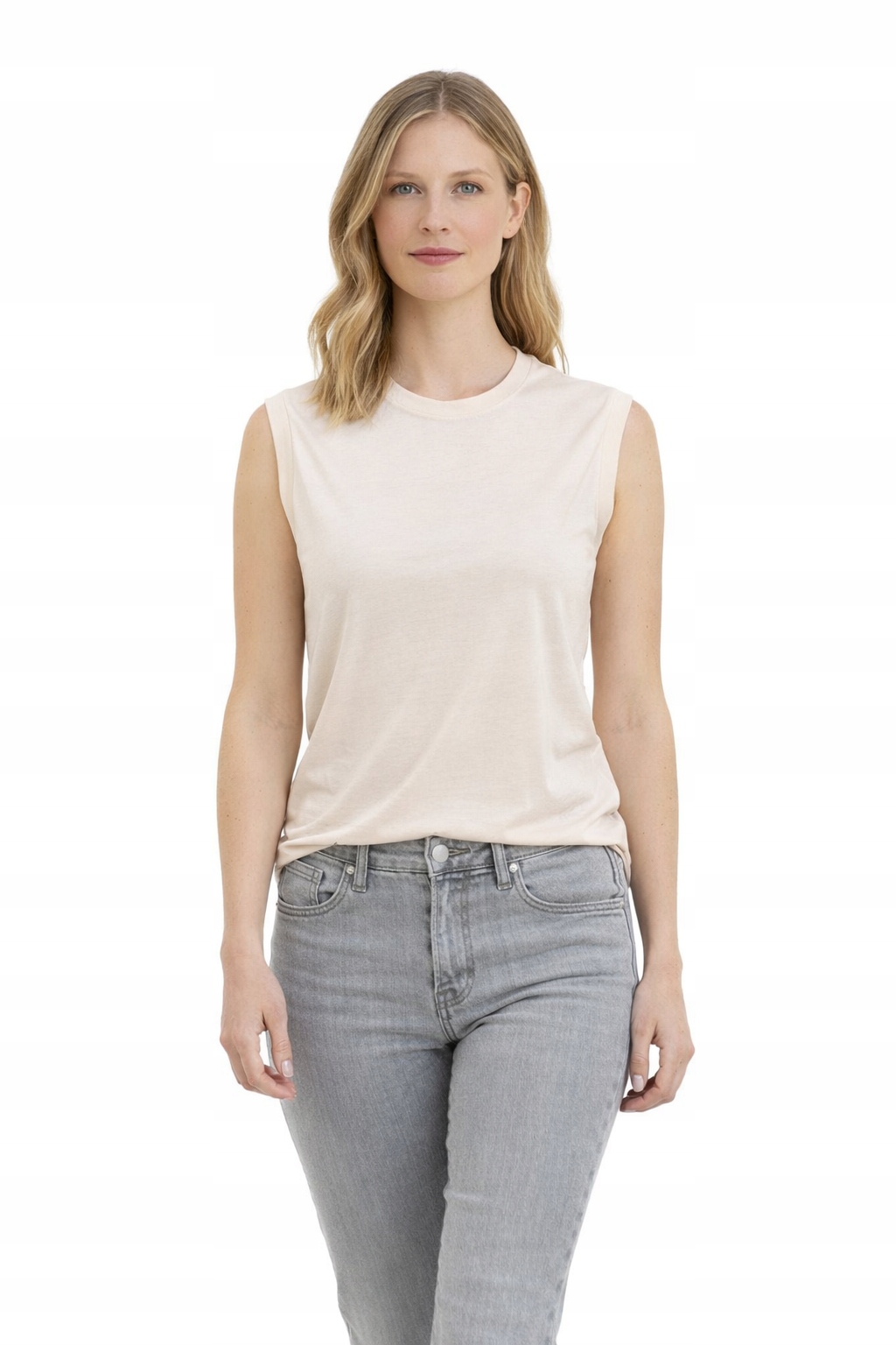 Tiger Of Sweden – Béžová Halenka Bez Rukávů Z Lyocellu S I3C