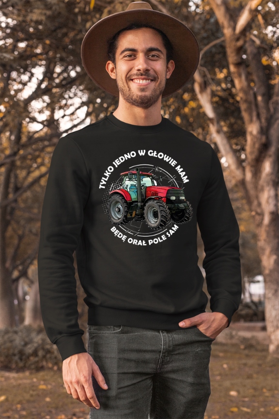 BLUZA CIEPŁA WYTRZYMAŁA DLA ROLNIKA PREZENT URODZINY ŚWIĘTA CIĄGNIK CASE Marka inna