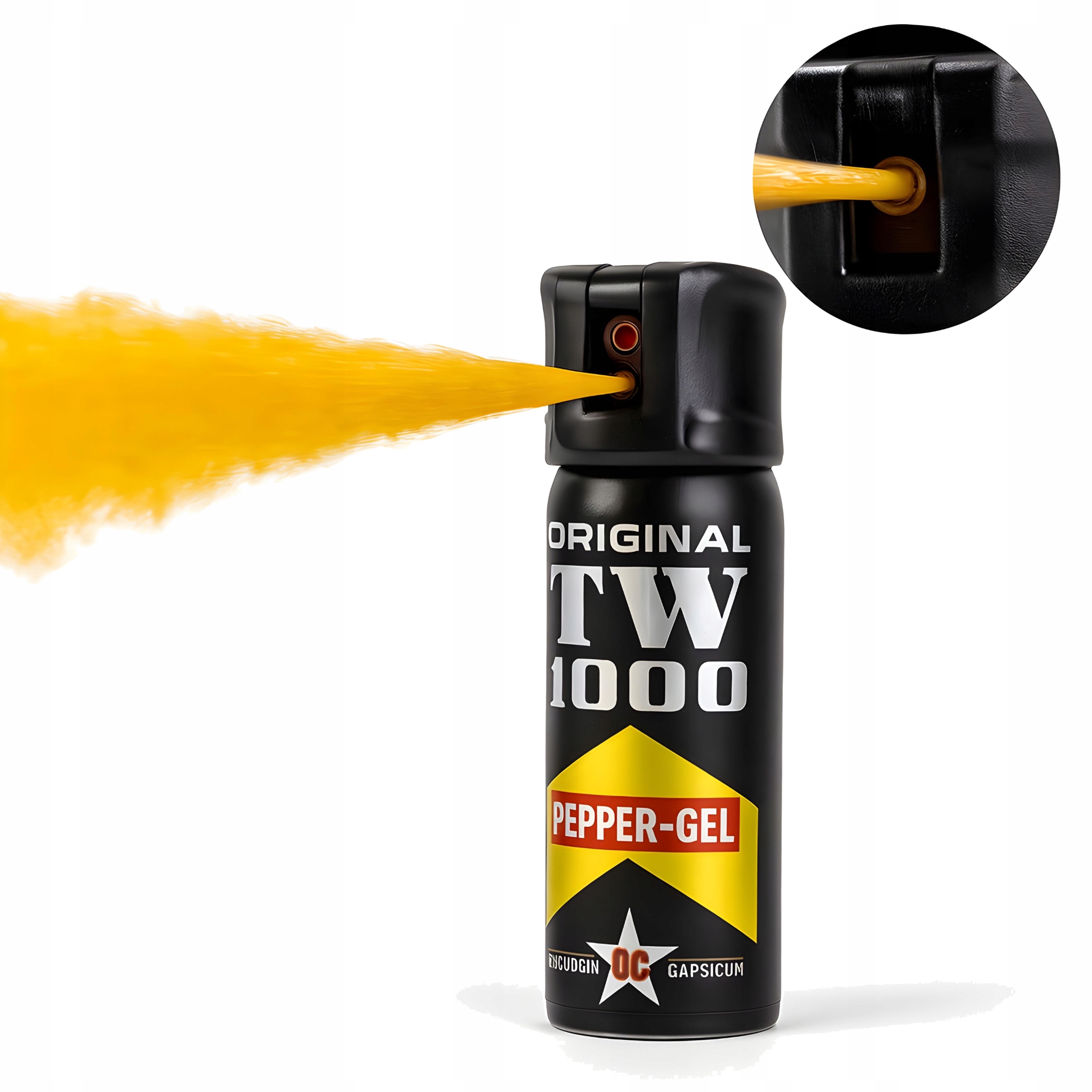 Żelowy Gaz Łzawiący Pieprzowy TW_1000 63ml Żel Niedźwiedzie Psy G075