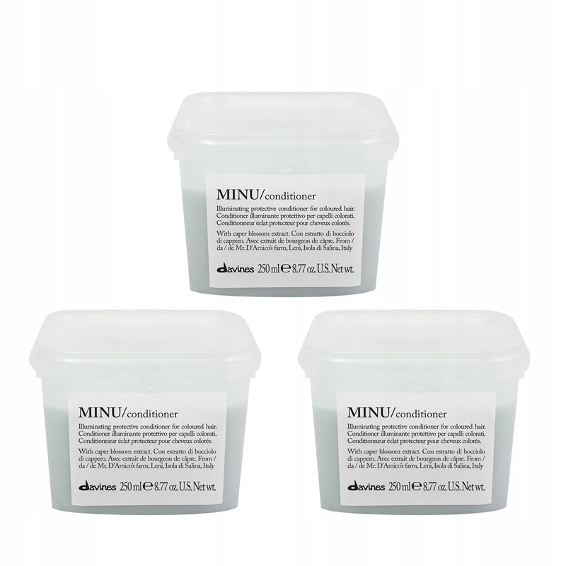 Davines Minu Kondicionér Barvené Vlasy Sada 3X250