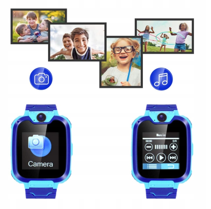 SMARTWATCH ZEGAREK LOKALIZATOR DZIECI Śledzenie dziecka na prezent SIM L12 Marka inna marka