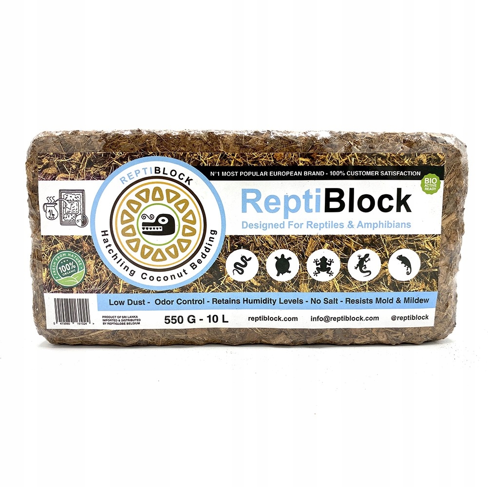 

Reptiblock Włókno Kokosowe 550g 10L Średni Podłoże