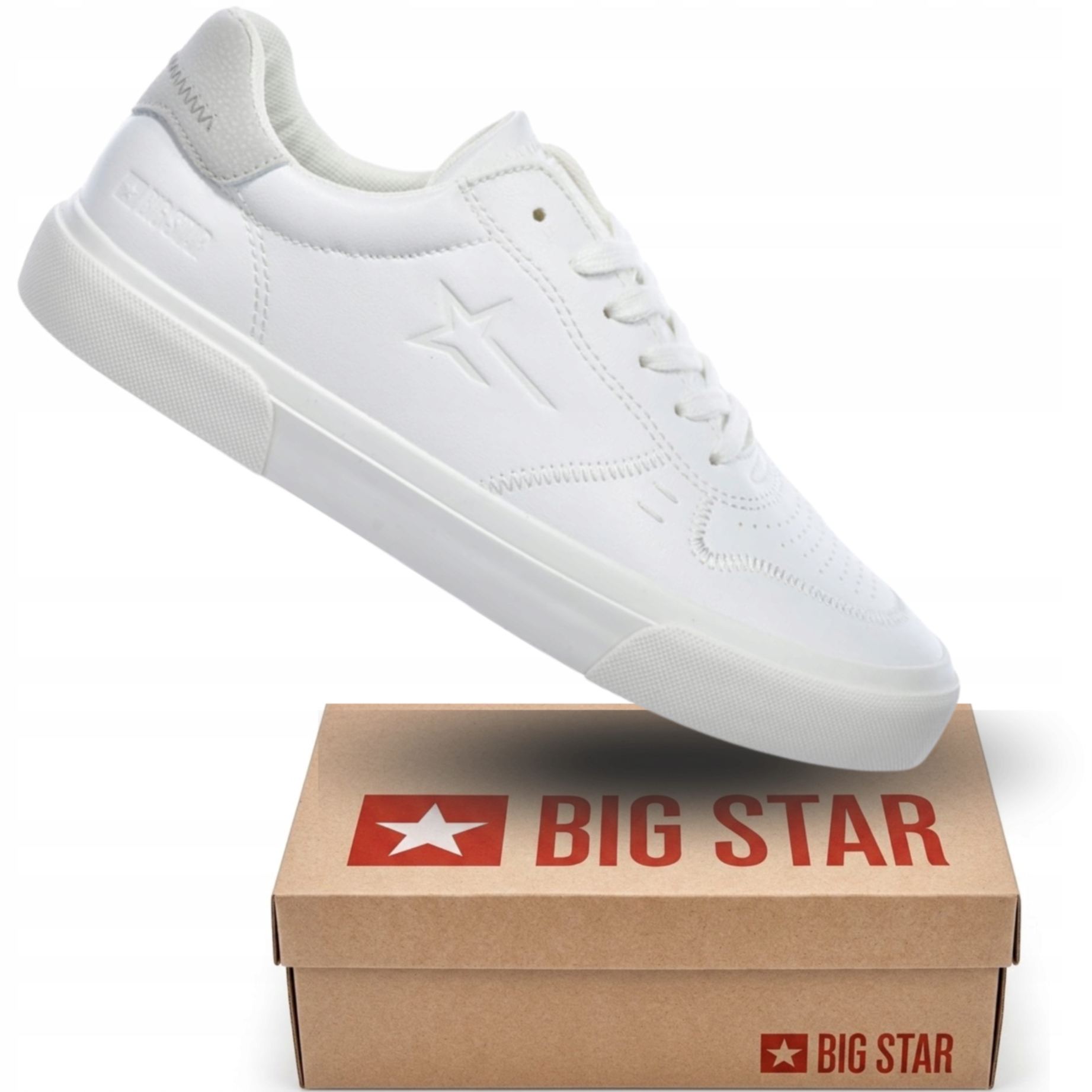 Pánské boty Big Star RR174332 bílé, klasické sportovní tenisky