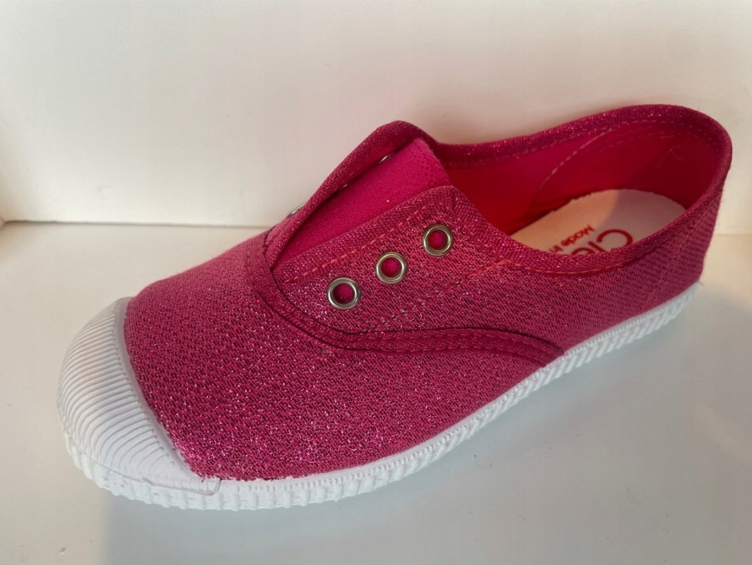 Tenisówki kapcie brokatowe buty trampki dziewczęce Cienta 70-013-12 r33 33