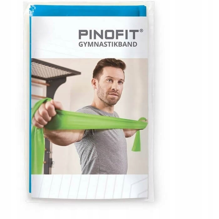 

Taśma gimnastyczna guma 2 m Pinofit Błękitna