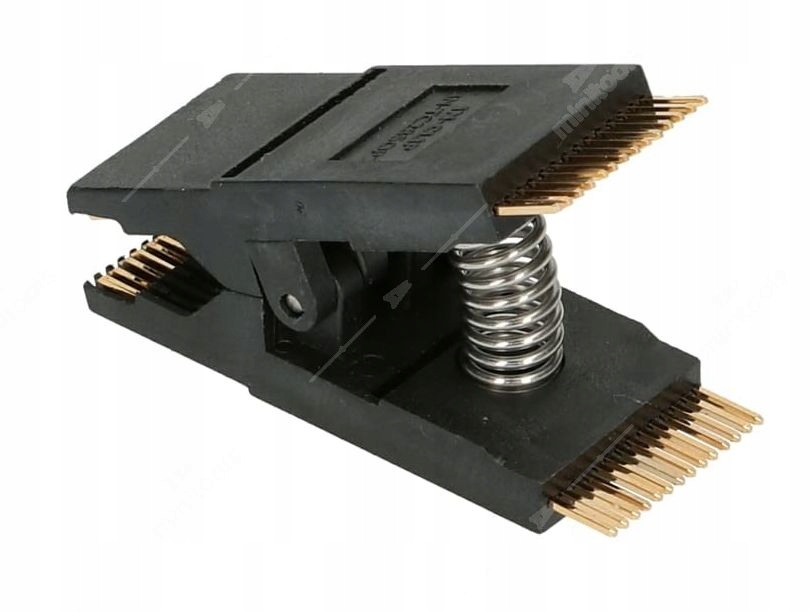 Klips testowy pomiarowy SO28 SOIC 28-pin R=1,27mm szeroki (Minitools) Marka bez marki