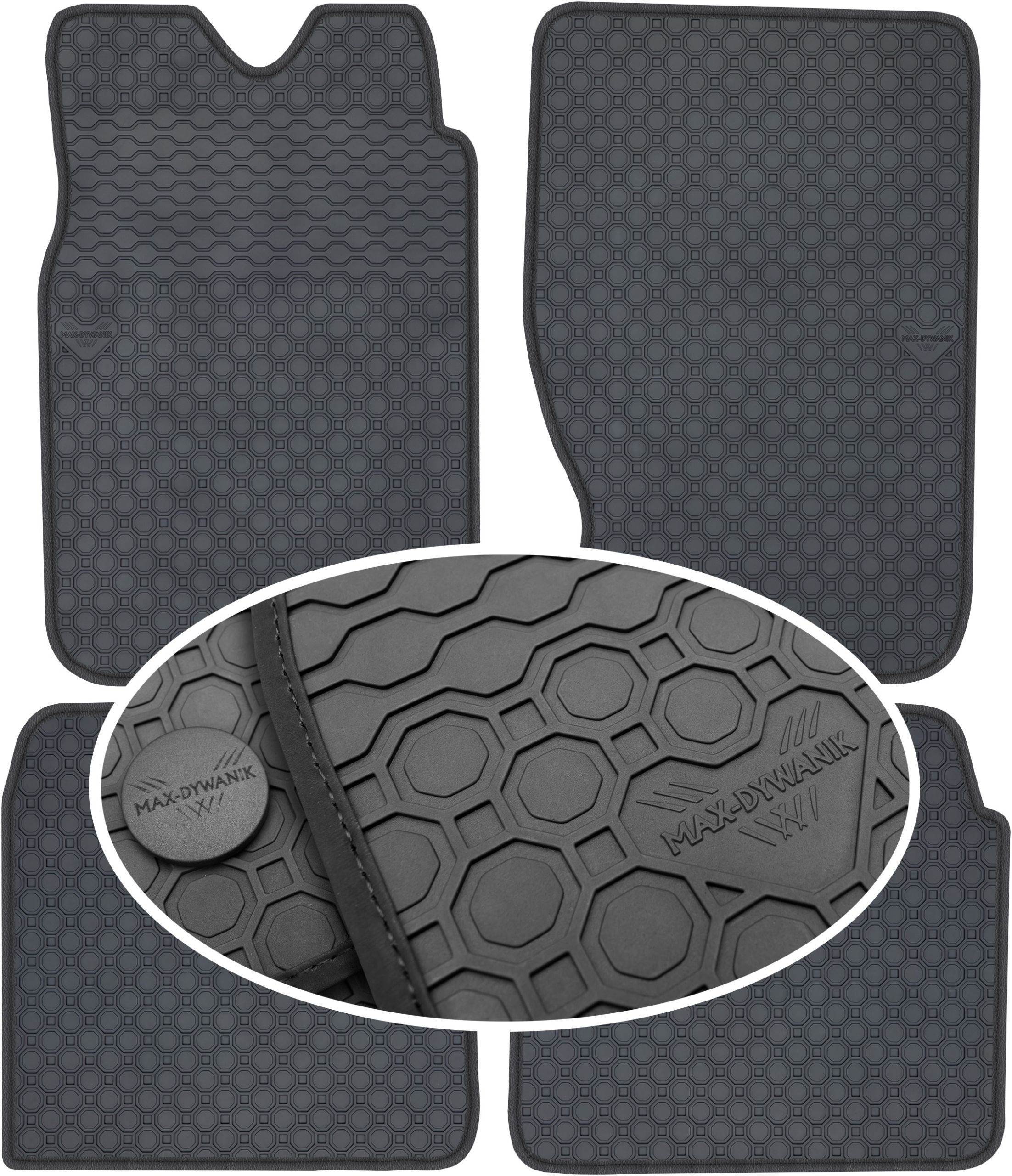 Mitsubishi L200 III 2001-2006 Gumový koberec PrimeLiner čierny