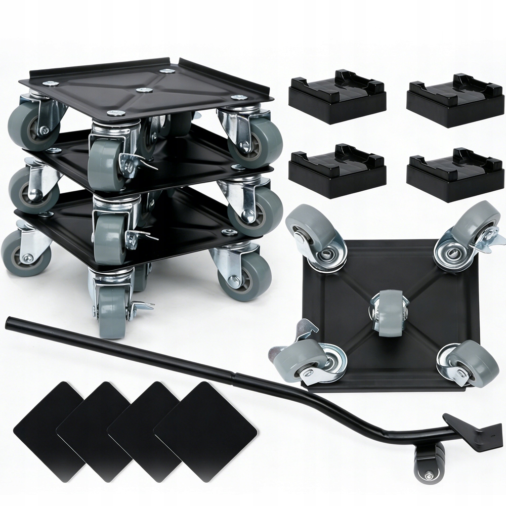 Sada Válečků Pro Přepravu Přesouvání Nábytku 700 Kg, Dlouhá Rukojeť