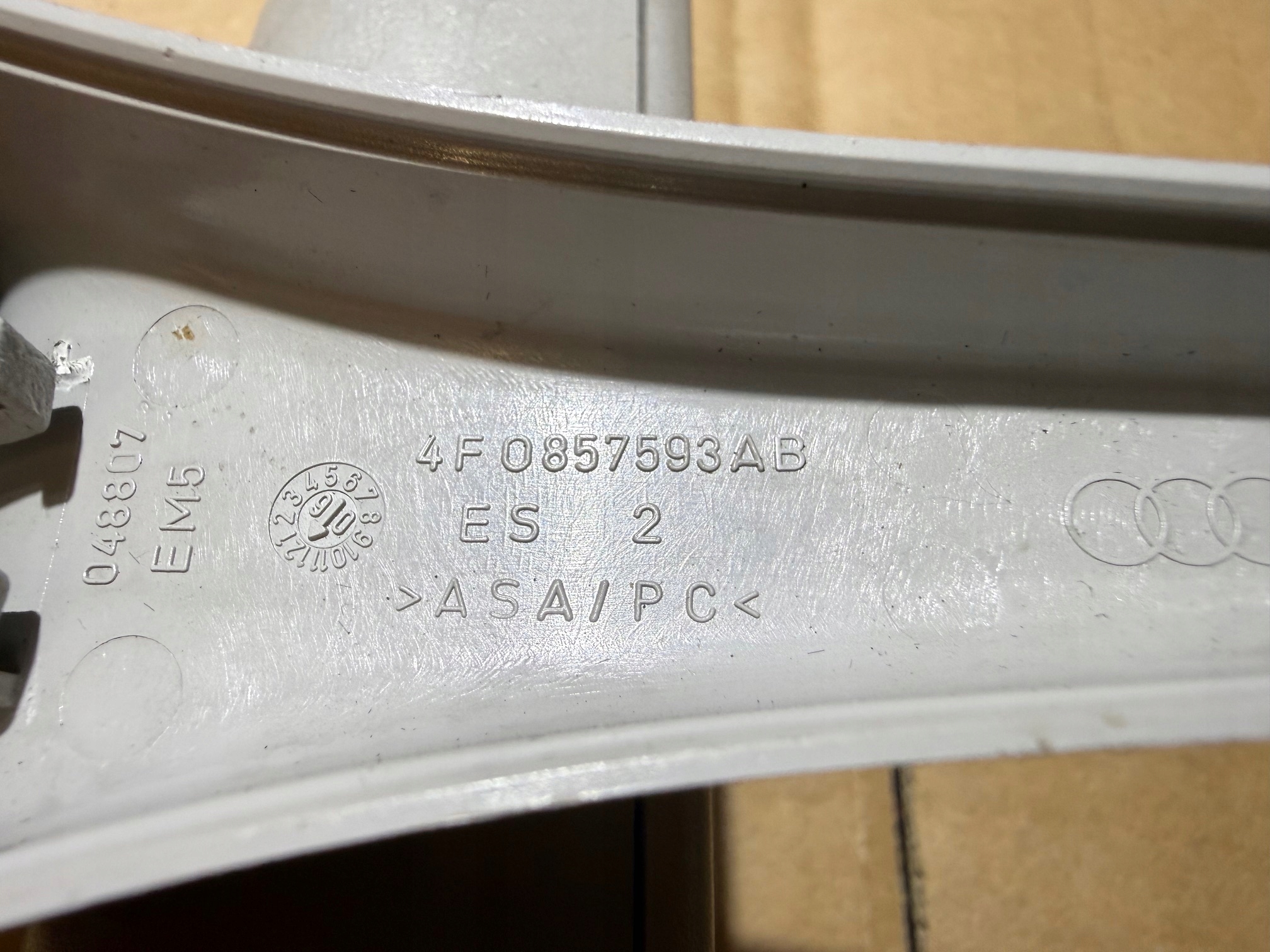 AUDI A6 C6 mirror inner reversely 4F0857593AB