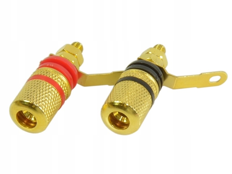 

4szt. Gniazdo Głośnikowe Bananowe Auden GB4 34MM