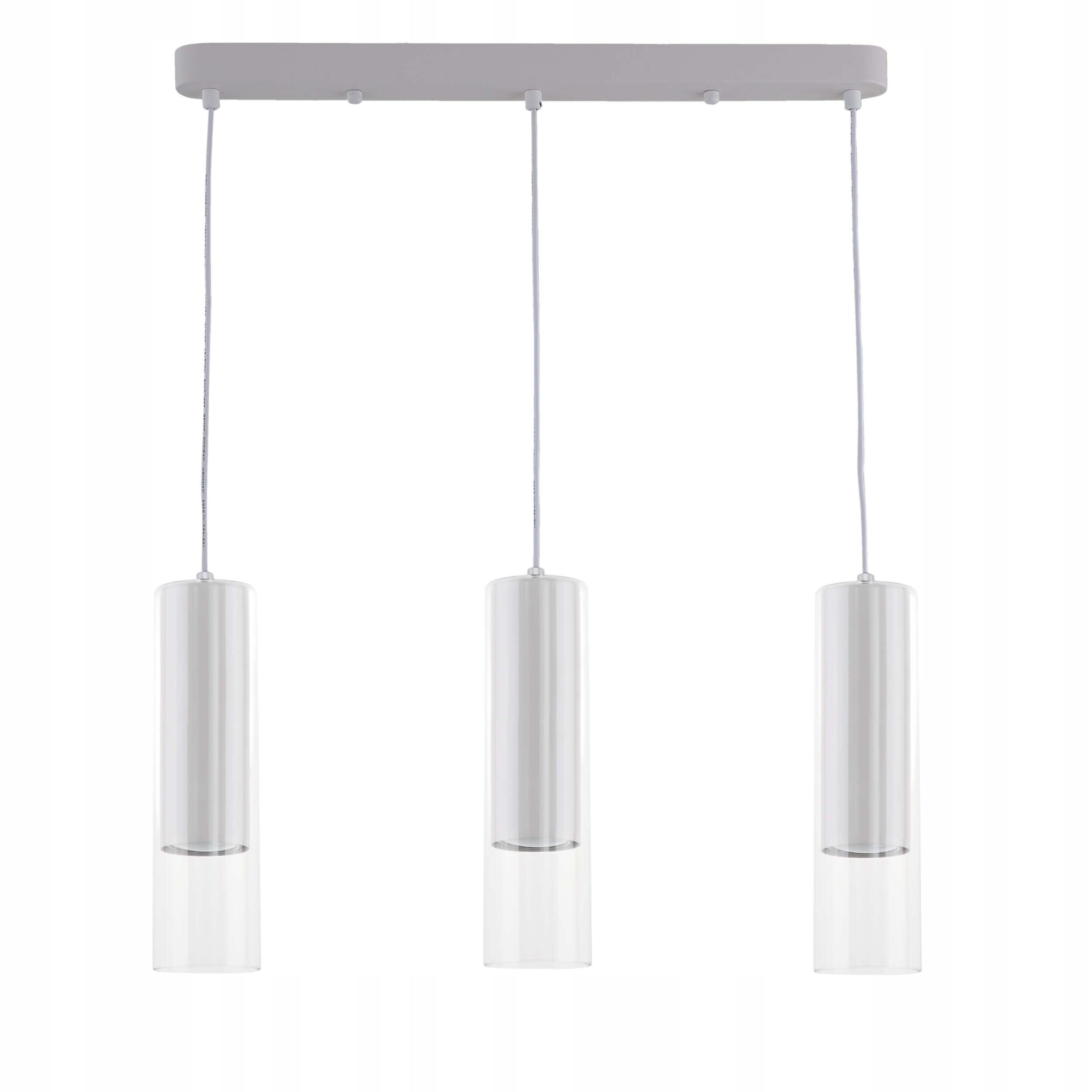 Závesná lampa Light Prestige Manacor biela 3xGU10 sklenená línia