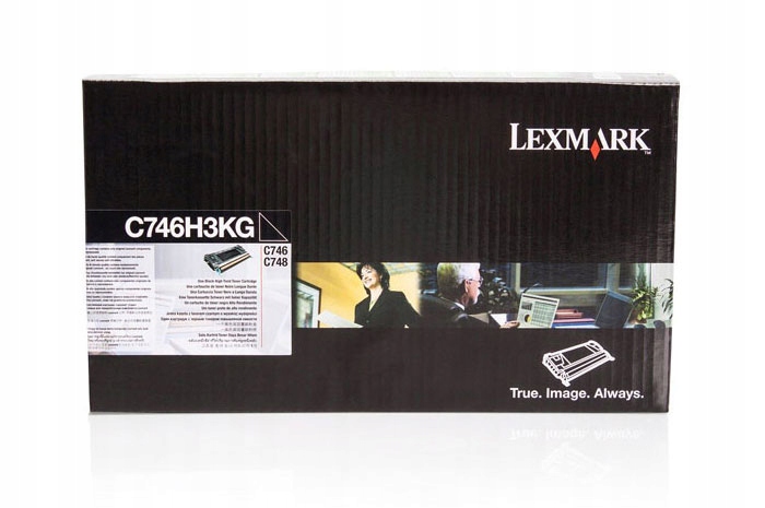 Originální černý toner Lexmark C746, C748 (C746H3KG)